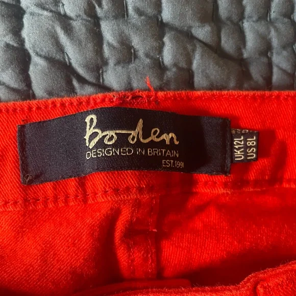 Red Boden Soho Skinny Jeans 10 long - Picture 2 of 6